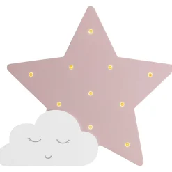 Prénatal Decoratie Ster met LED lampjes roze