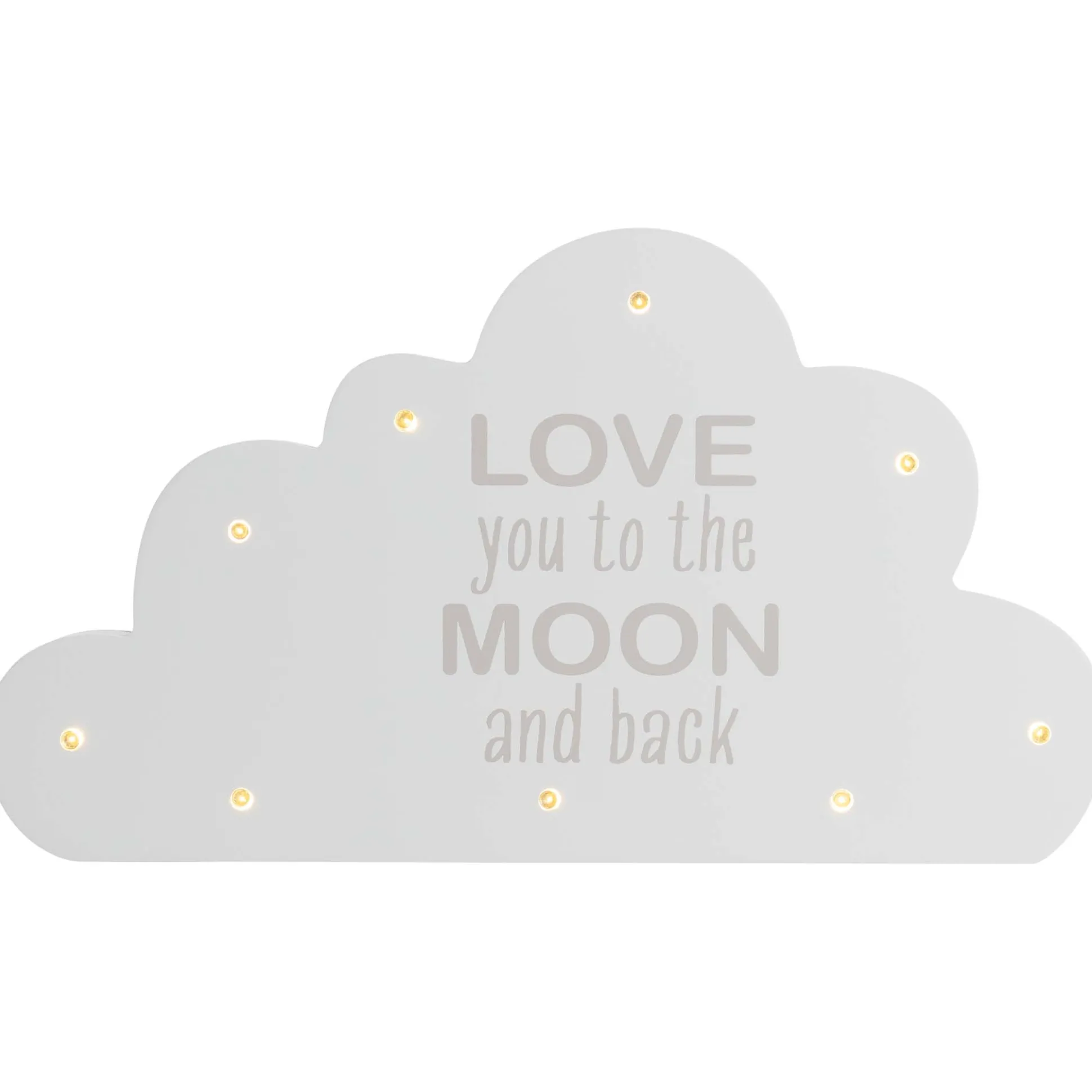 Prénatal Decoratie Wolk met LED lampjes wit