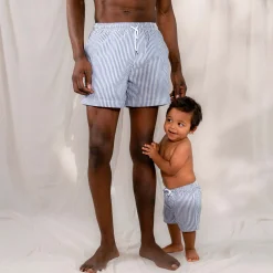 Prénatal heren zwemshort streep strepen blauw