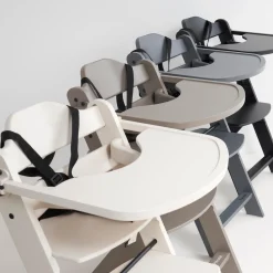 Prénatal houten kinderstoel Evan bundel grijs