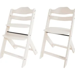 Prénatal houten kinderstoel Evan bundel wit