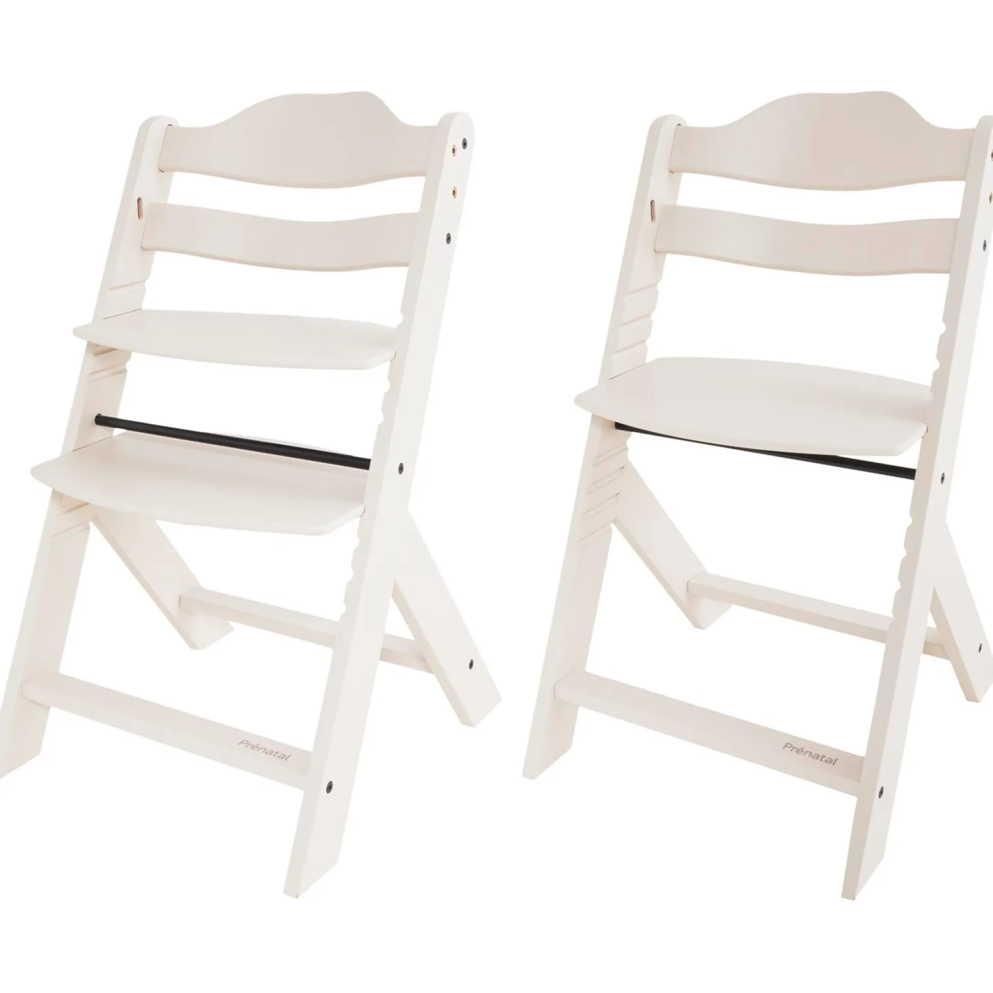 Prénatal houten kinderstoel Evan bundel wit