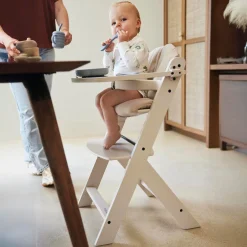 Prénatal houten kinderstoel Evan bundel wit