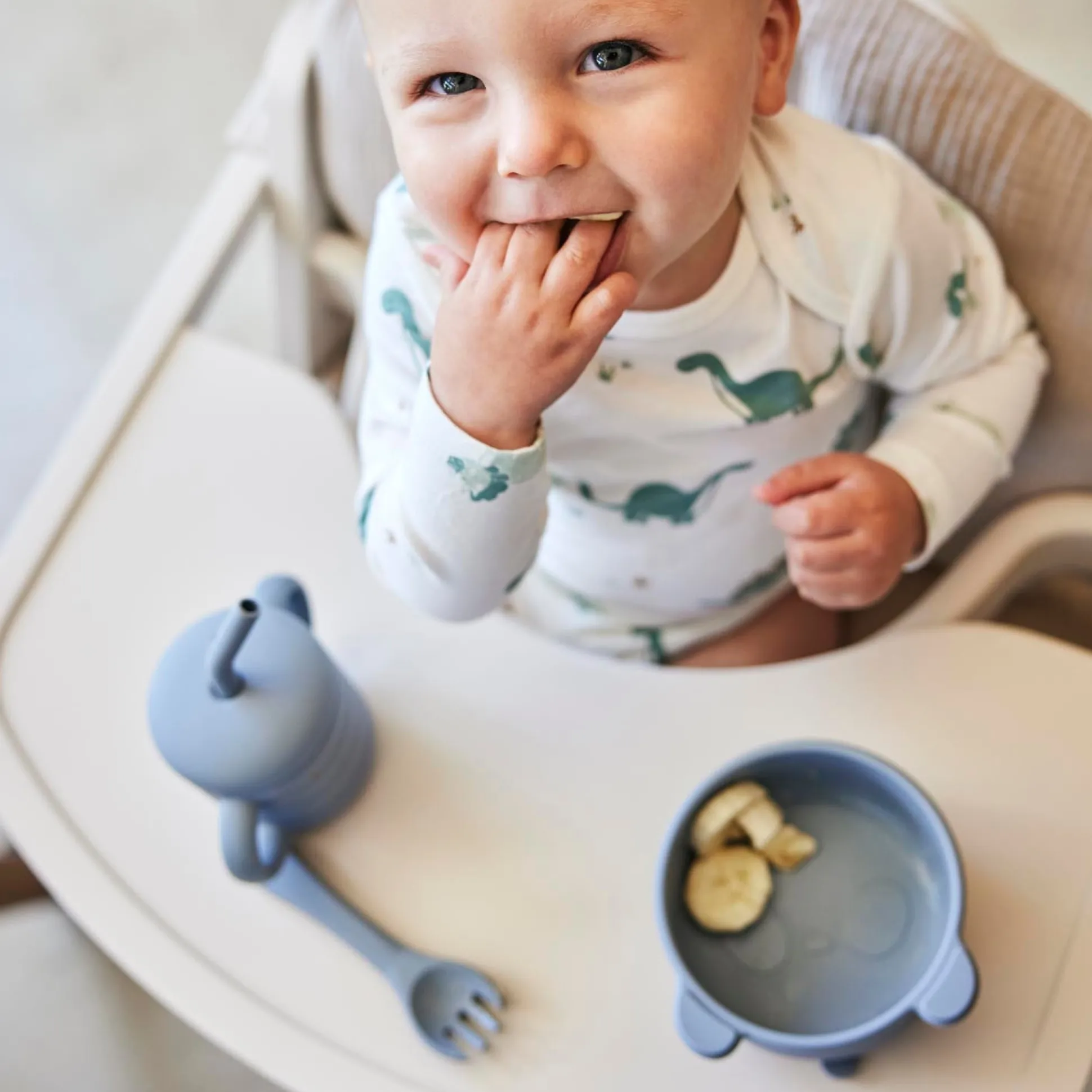 Prénatal houten kinderstoel Evan bundel wit