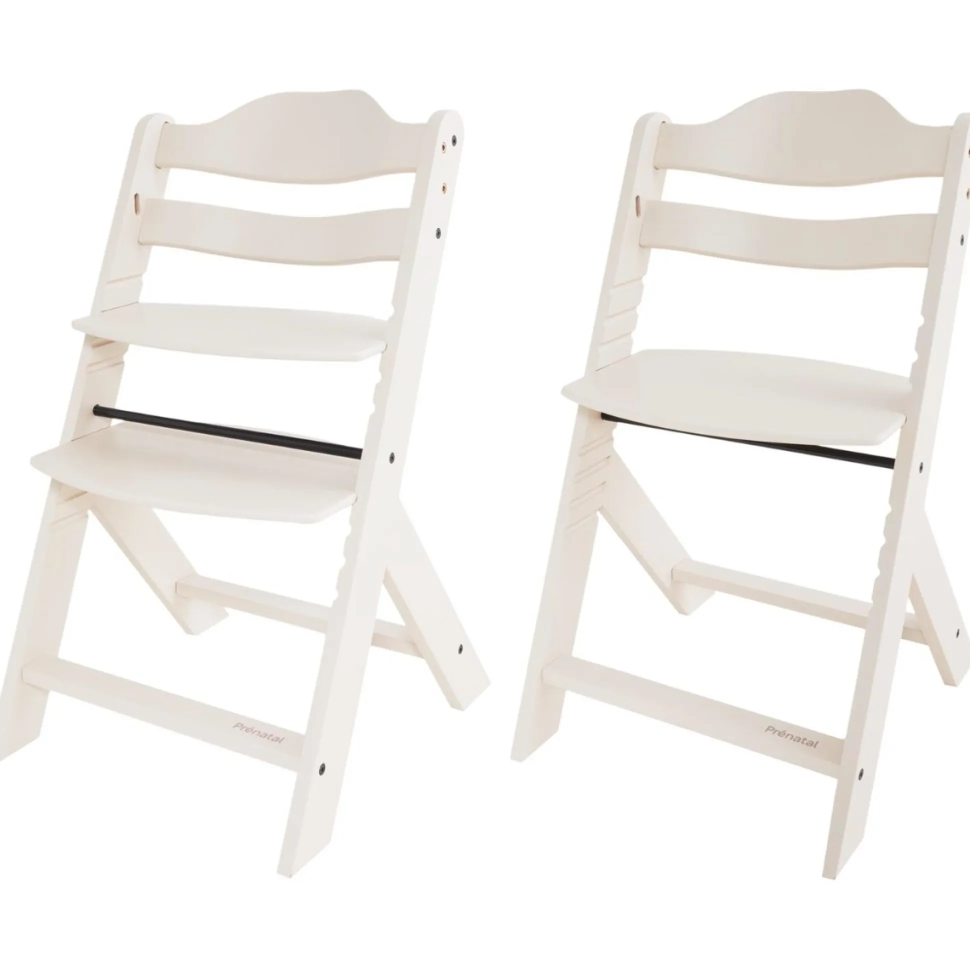 Prénatal houten kinderstoel Evan bundel wit