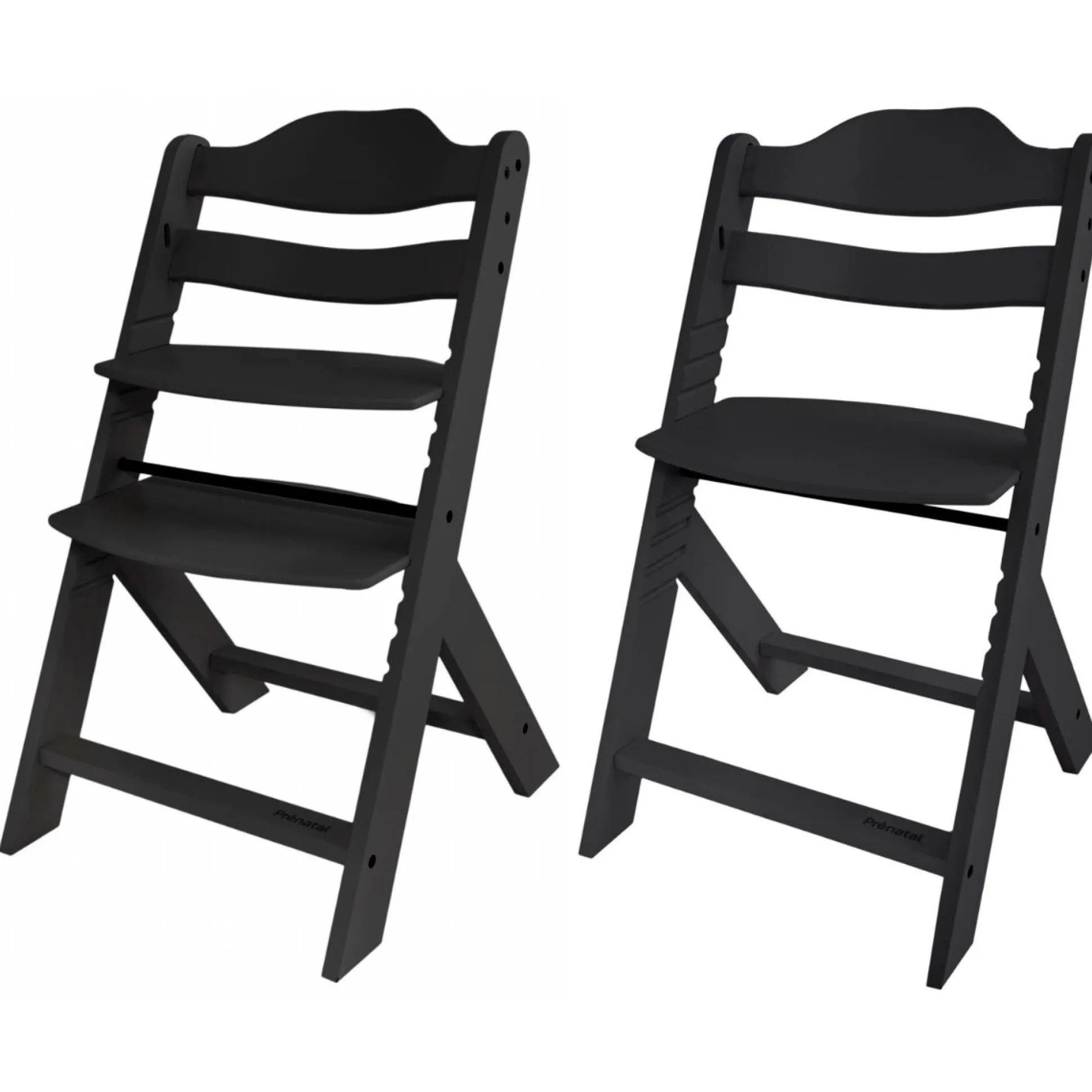 Prénatal houten kinderstoel Evan bundel zwart