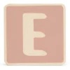 Prénatal houten namentrein letter E Dark Pink