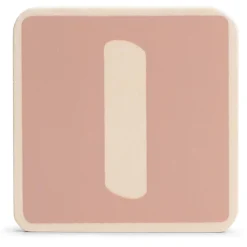 Prénatal houten namentrein letter I Dark Pink