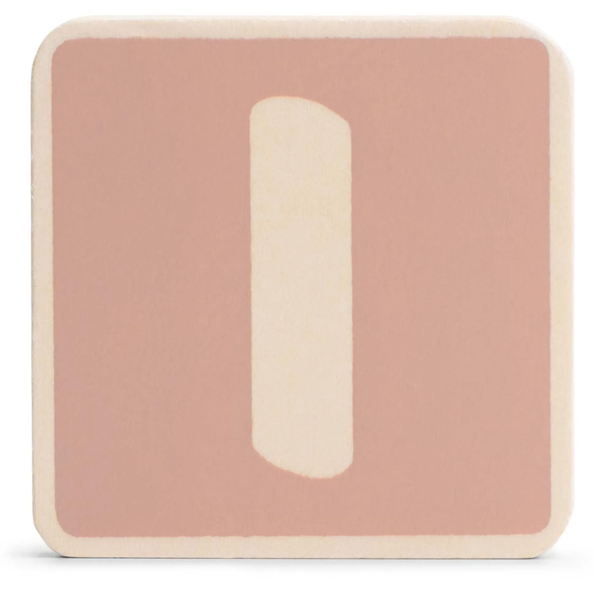 Prénatal houten namentrein letter I Dark Pink