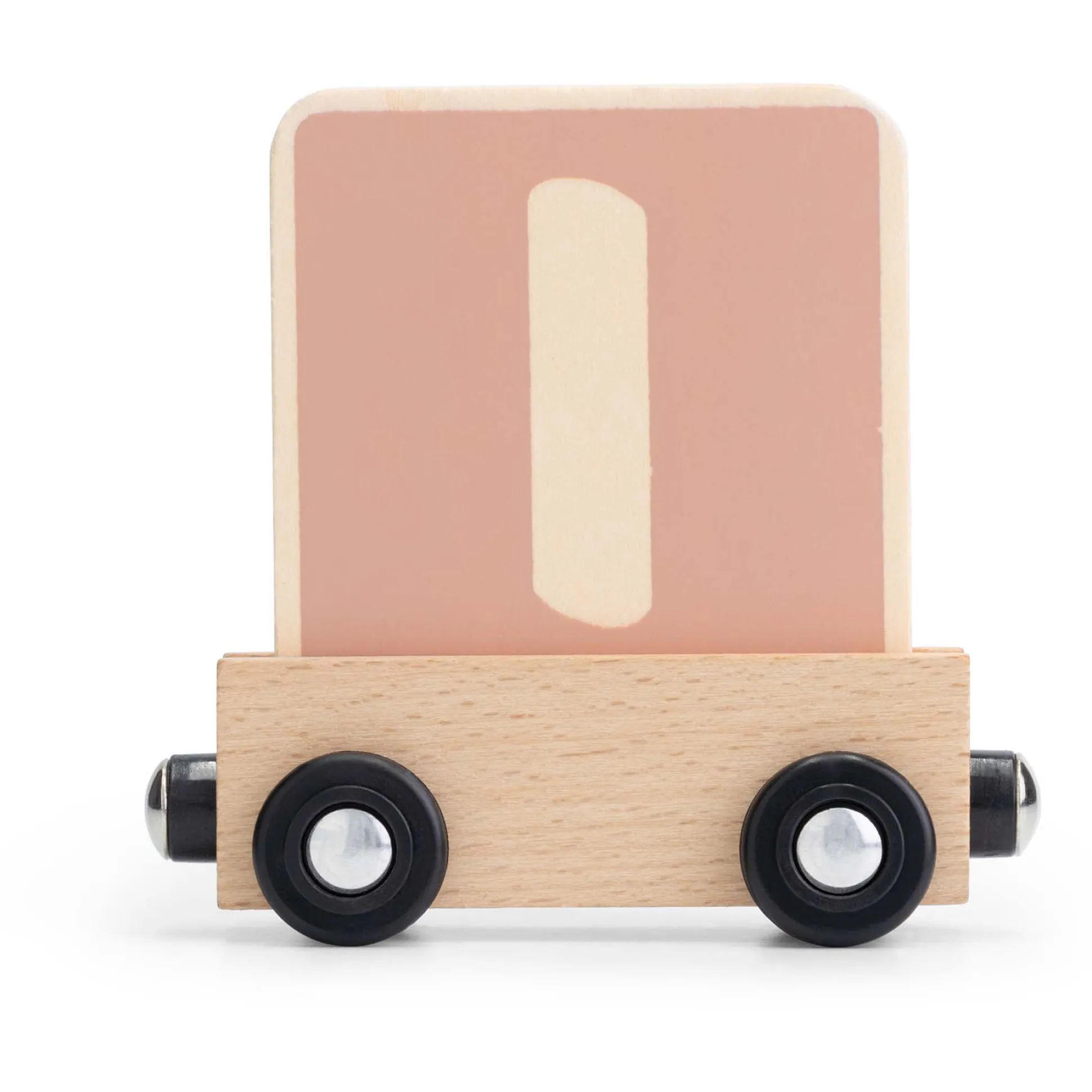 Prénatal houten namentrein letter I Dark Pink