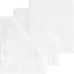 Prénatal hydrofiel washand 6 pack wit