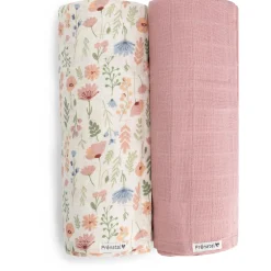 Prénatal hydrofiele doeken bloem 2 stuks  multi