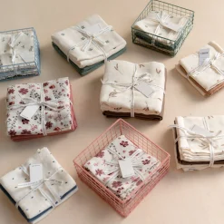 Prénatal hydrofiele luiers graan 3 stuks  taupe