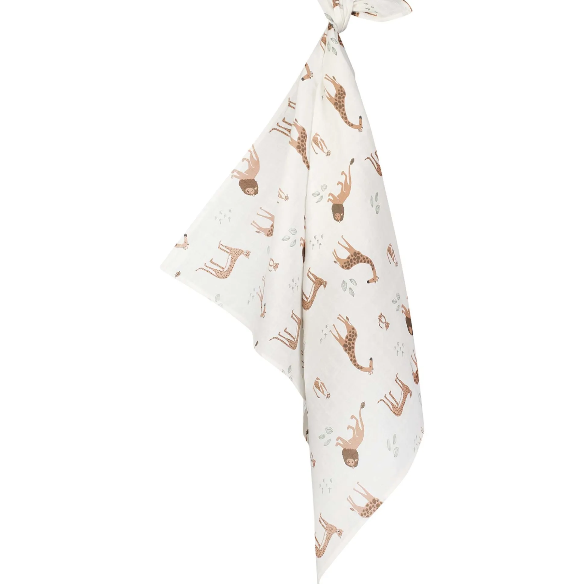 Prénatal hydrofiele luiers safari 3 stuks wit