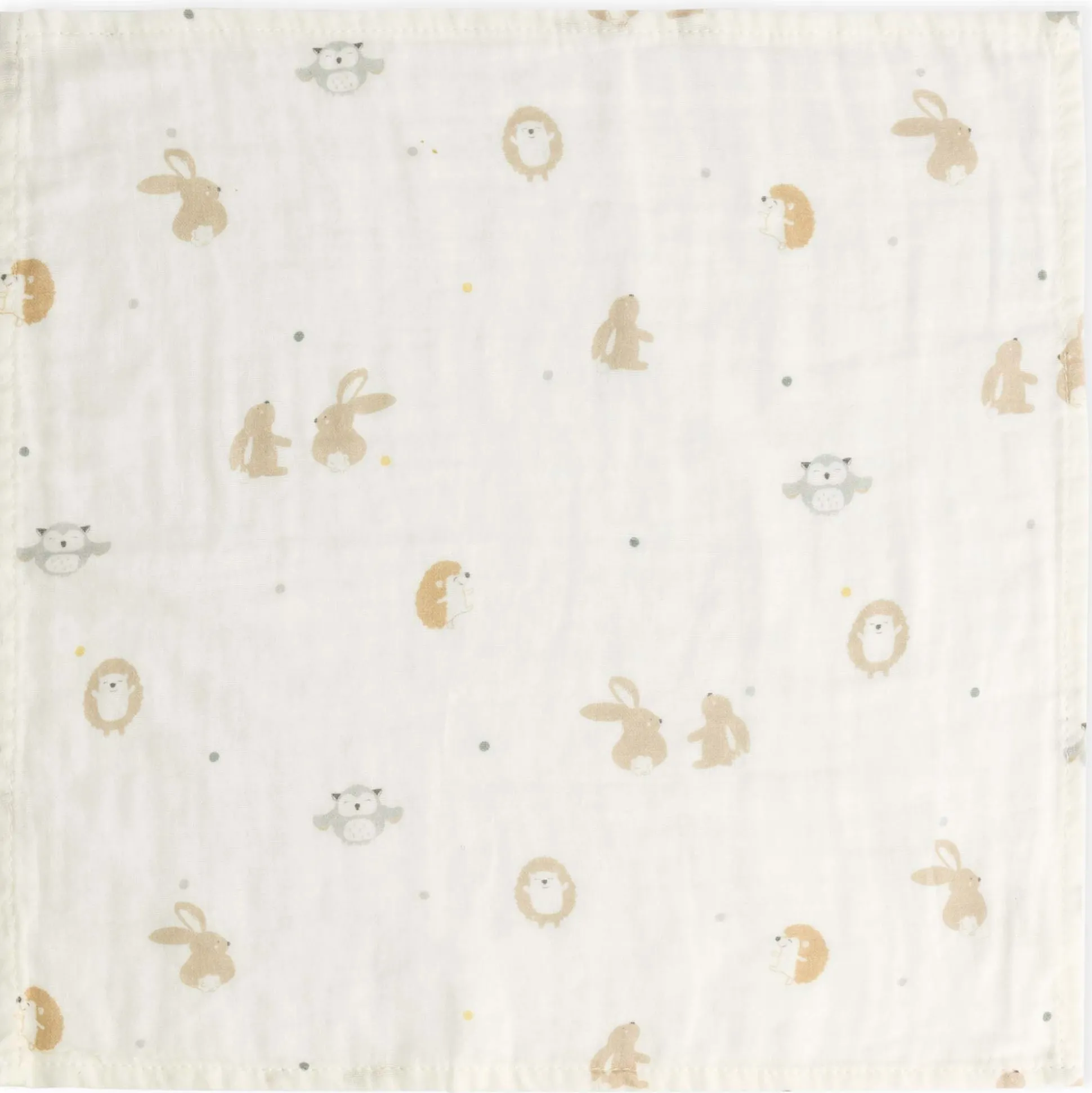 Prénatal hydrofiele monddoek kleine vriendjes 3 stuks wit