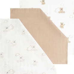 Prénatal hydrofiele monddoekjes 3 pack beige