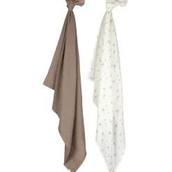 Prénatal hydrofiele multidoeken graan 2 stuks  taupe