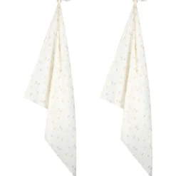 Prénatal hydrofiele multidoeken kleine vriendjes 2 stuks  wit