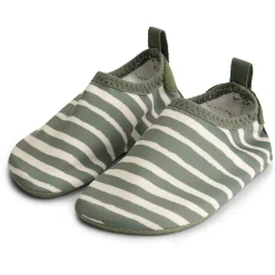 Prénatal kinder zwemschoenen streep  groen