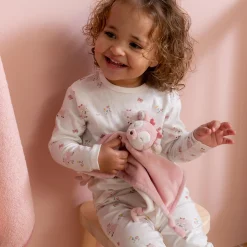Prénatal knuffeldoekje hert Powder Pink