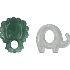 Prénatal koelbijtring leeuw en olifant multi