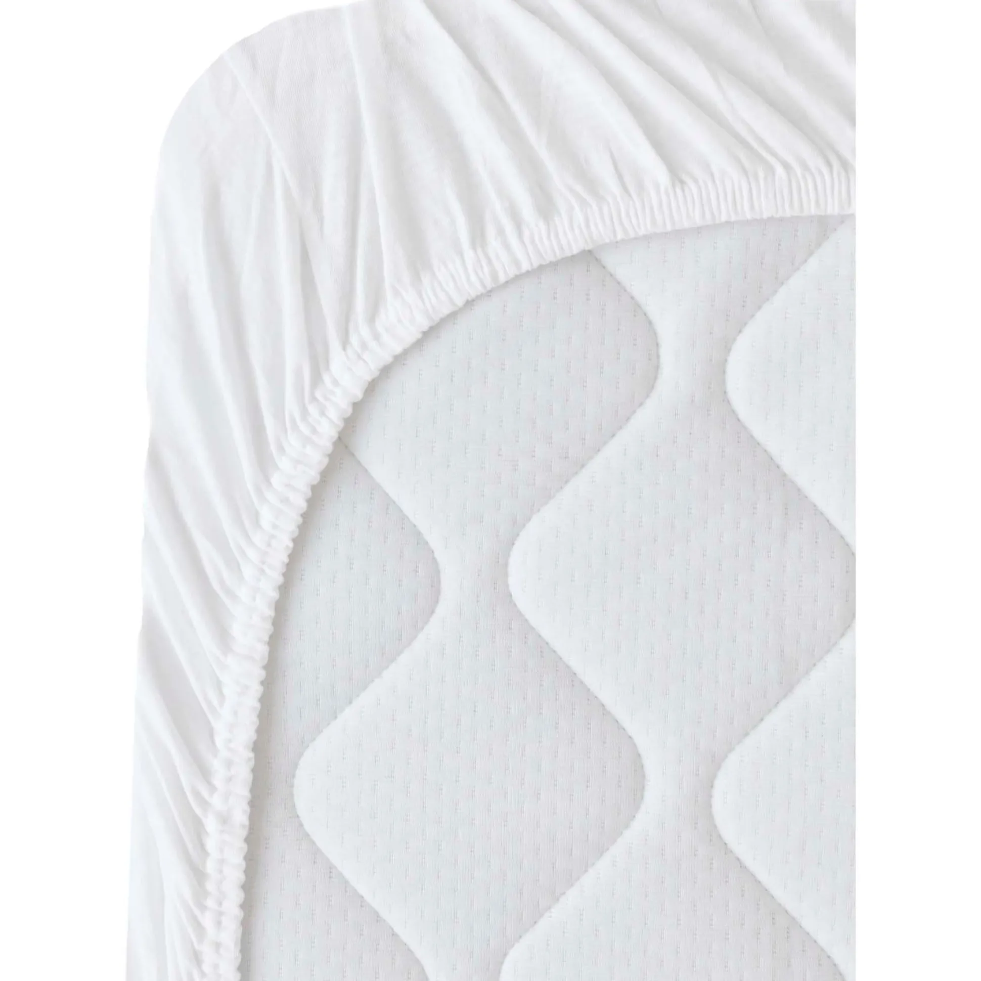 Prénatal ledikant hoeslaken wit