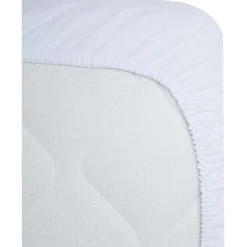 Prénatal ledikant hoeslaken katoen wit