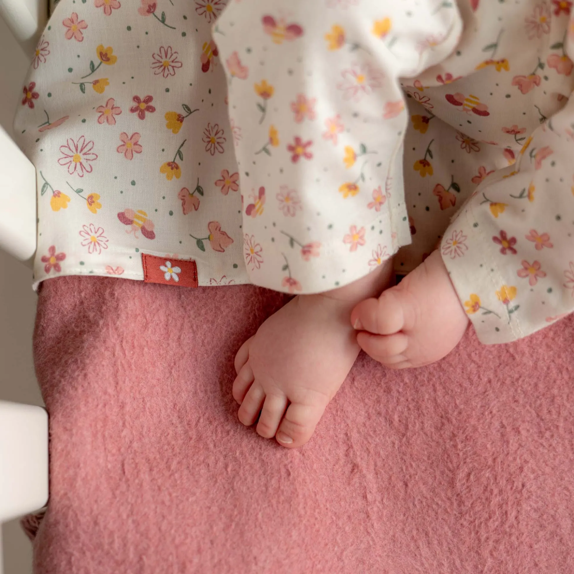 Prénatal ledikantdeken roze