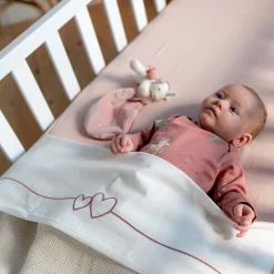 Prénatal ledikantlaken Fairytale wit