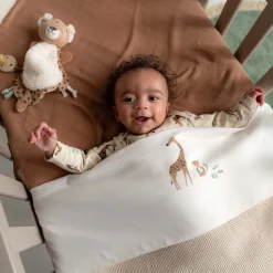 Prénatal ledikantlaken Savanne wit