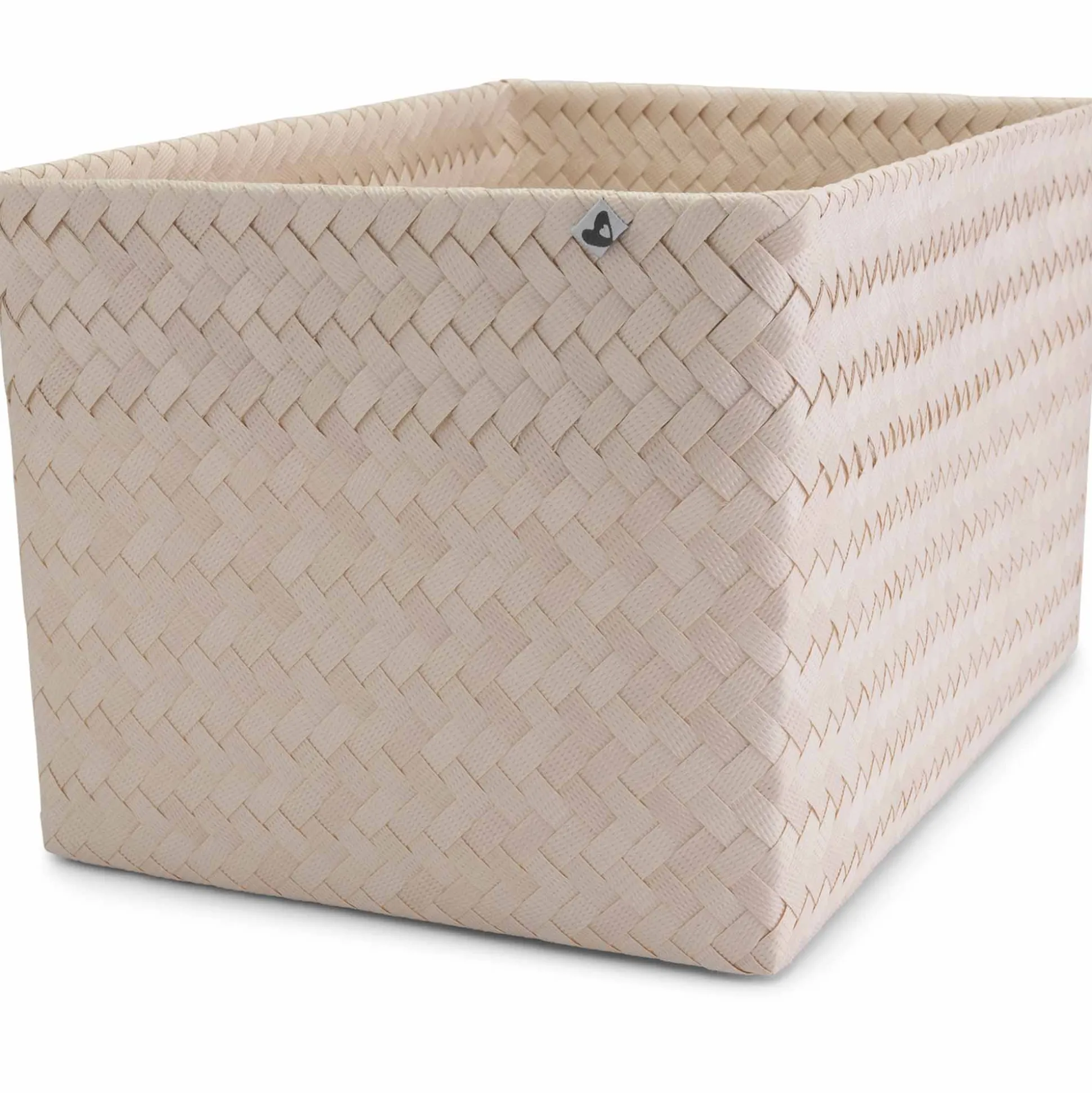 Prénatal mandje vierkant beige