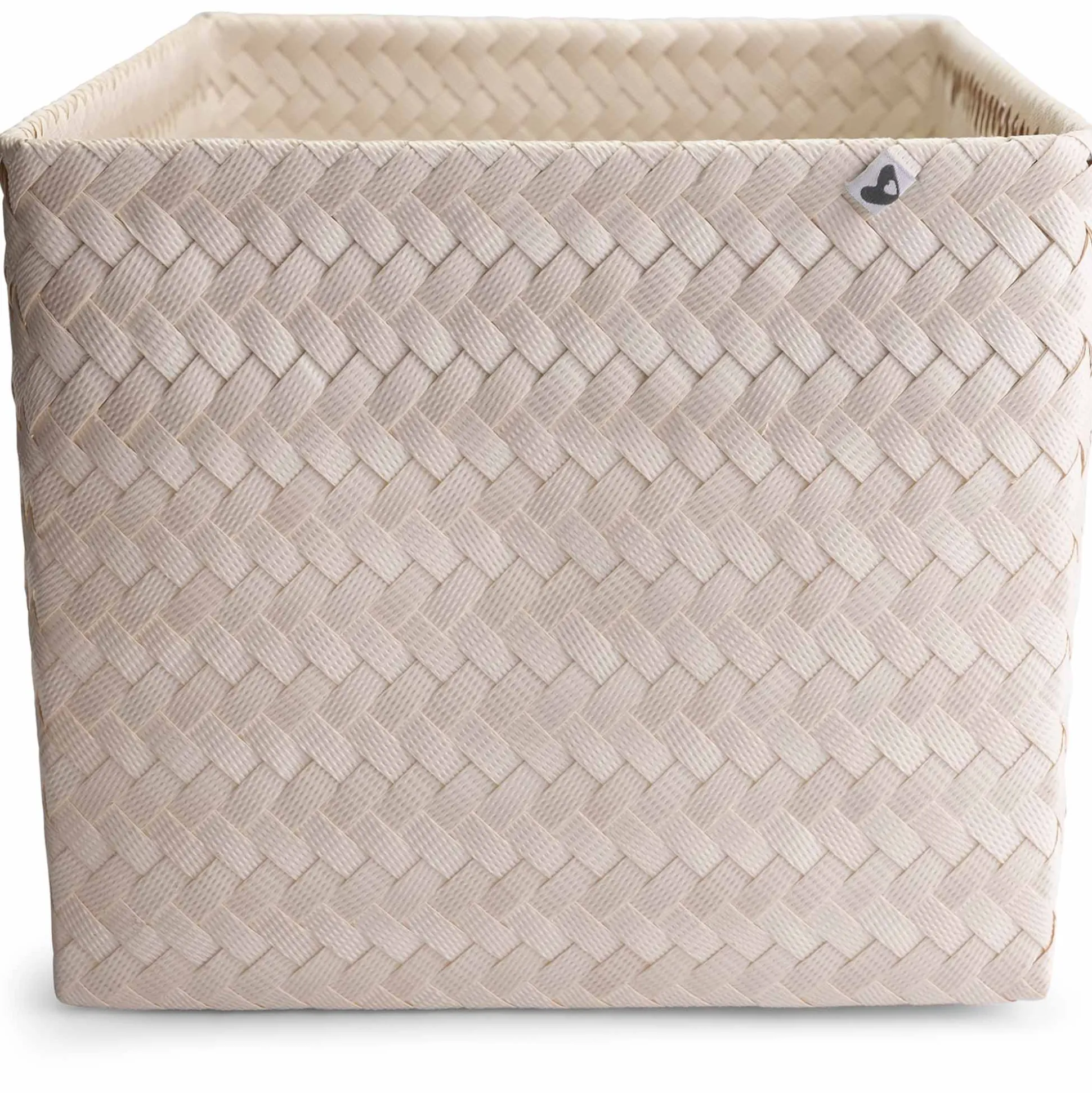 Prénatal mandje vierkant beige