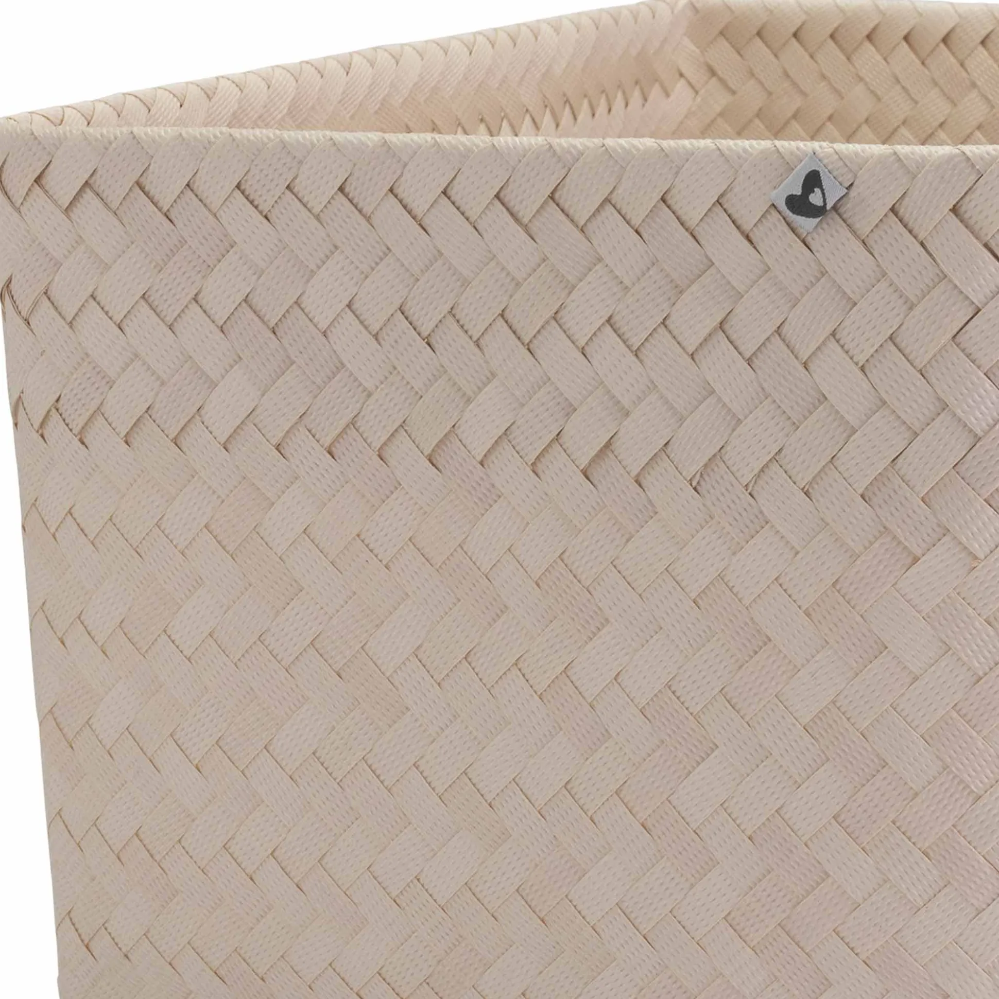 Prénatal mandje vierkant beige