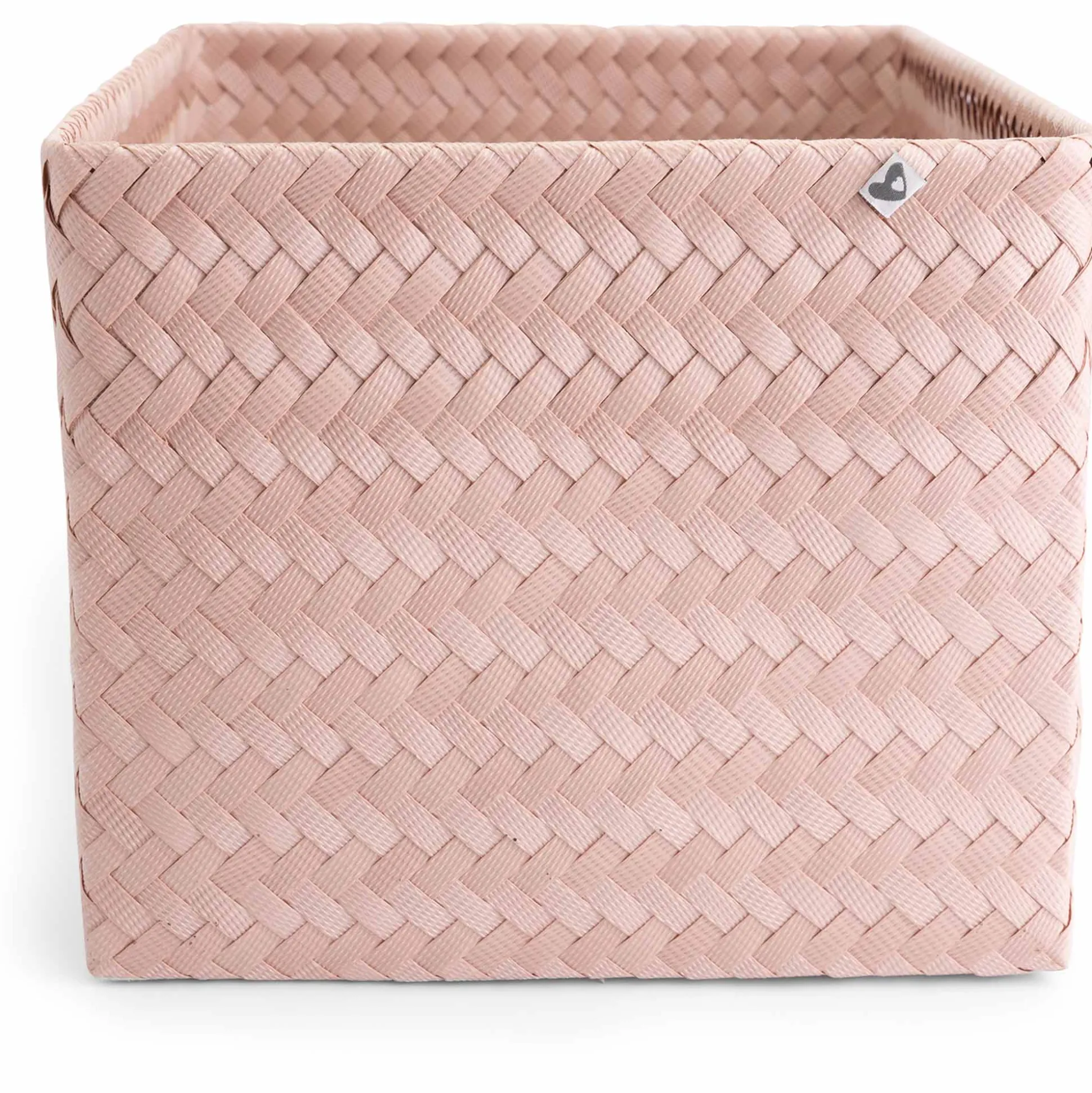 Prénatal mandje vierkant roze