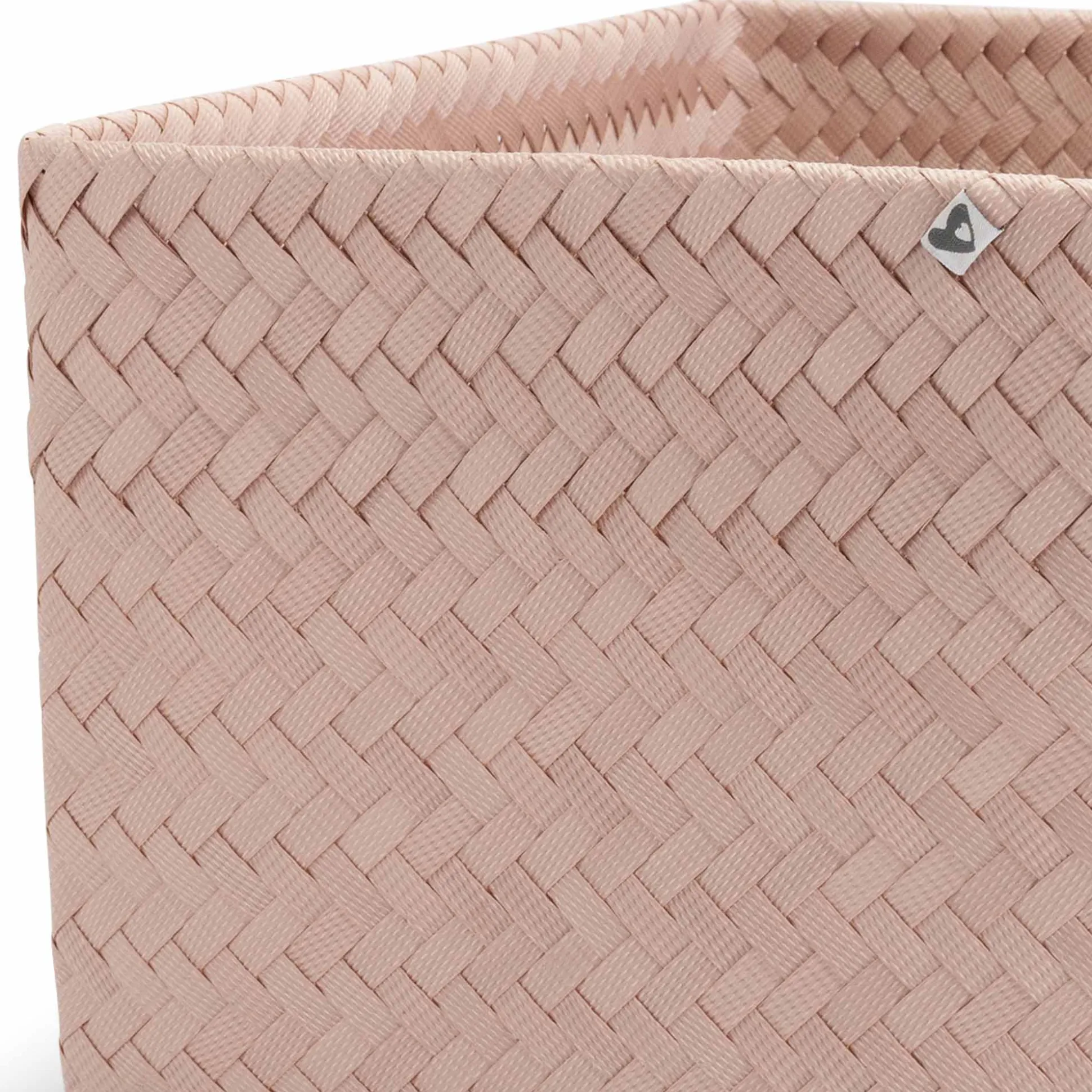 Prénatal mandje vierkant roze