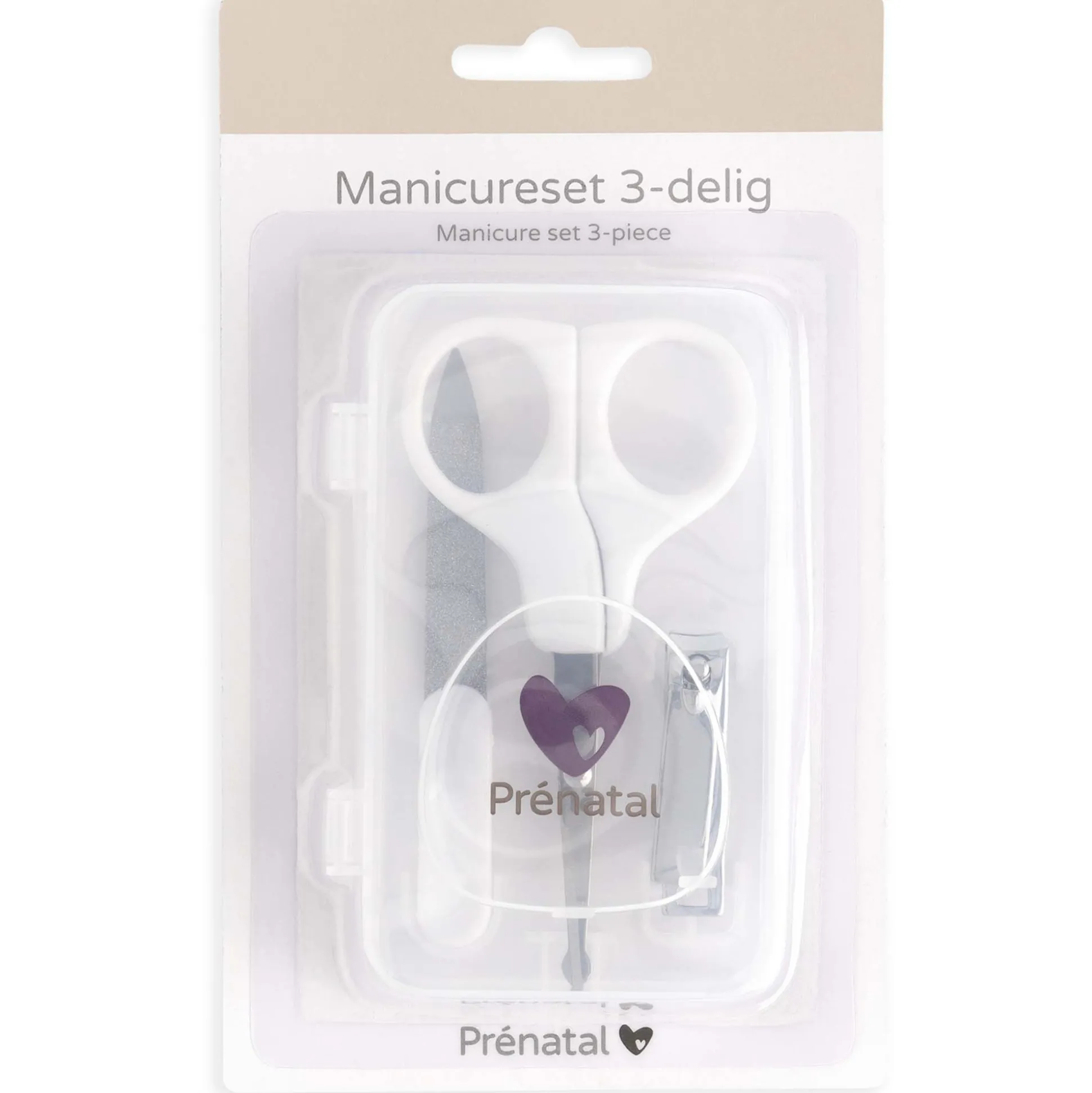 Prénatal manicure setje in doosje wit