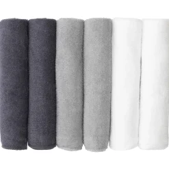 Prénatal monddoekjes badstof 6 stuks  antraciet