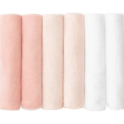 Prénatal monddoekjes badstof 6 stuks roze