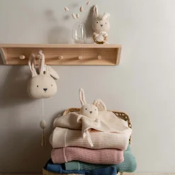 Prénatal muziekdoosje Little Knits Ecru Melange