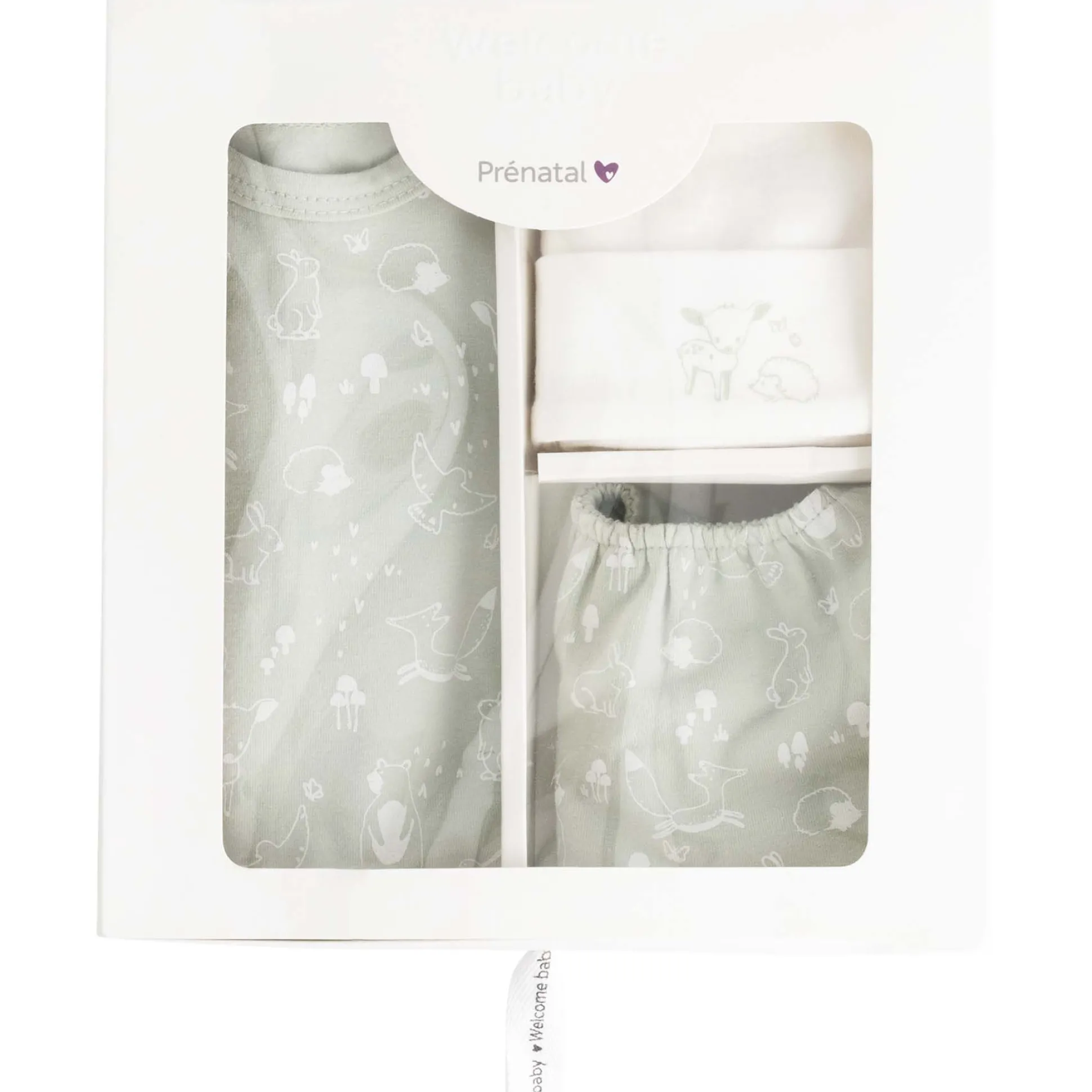 Prénatal new born giftset Green