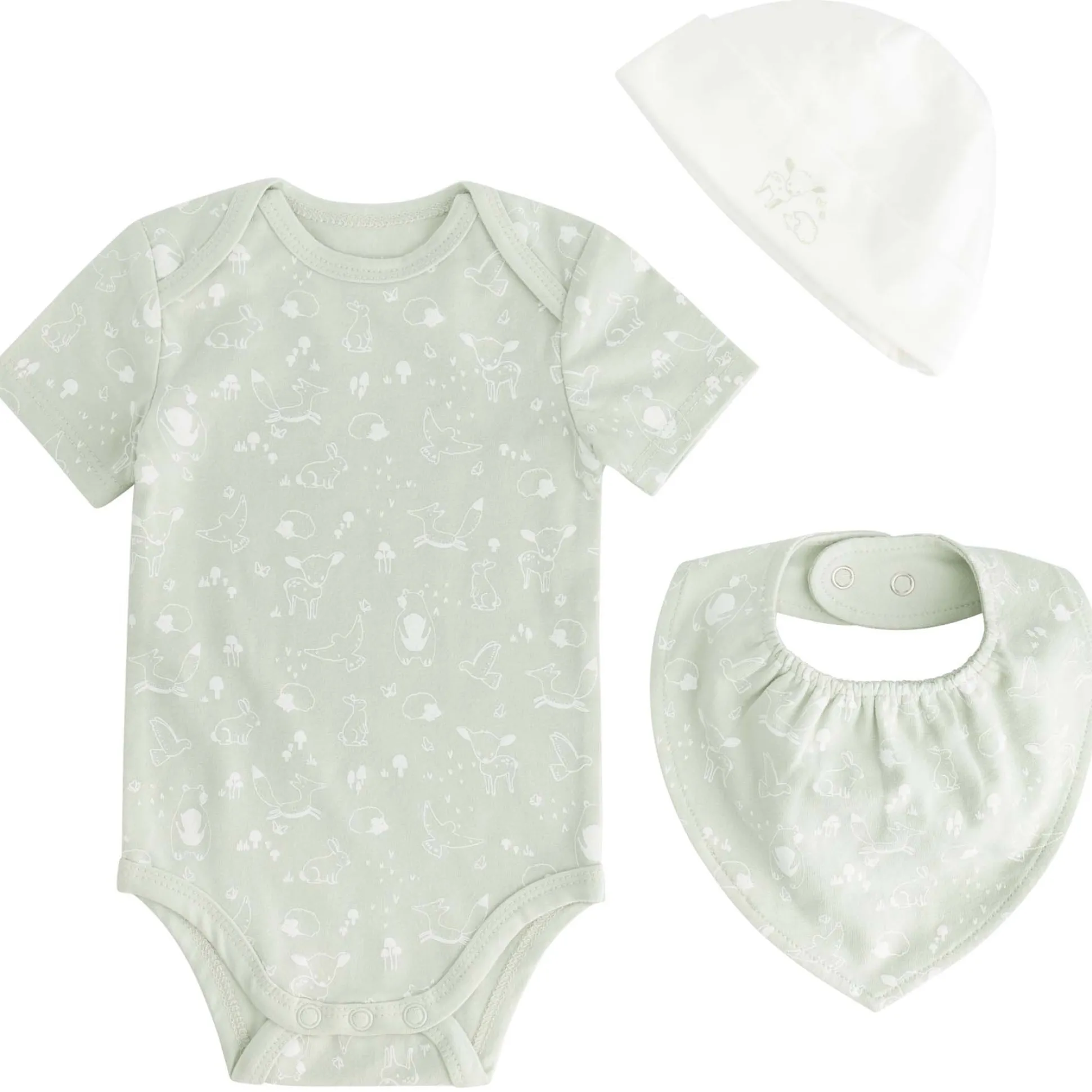 Prénatal new born giftset Green