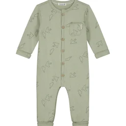 Prénatal newborn boxpakje Pure lange mouwen all over print groen