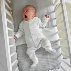 Prénatal newborn boxpakje rib velours lange mouwen effen wit