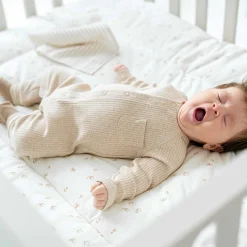 Prénatal newborn boxpakje rib lange mouwen effen beige