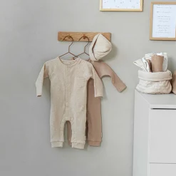 Prénatal newborn boxpakje rib lange mouwen effen beige