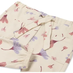 Prénatal newborn broek  bloemen beige