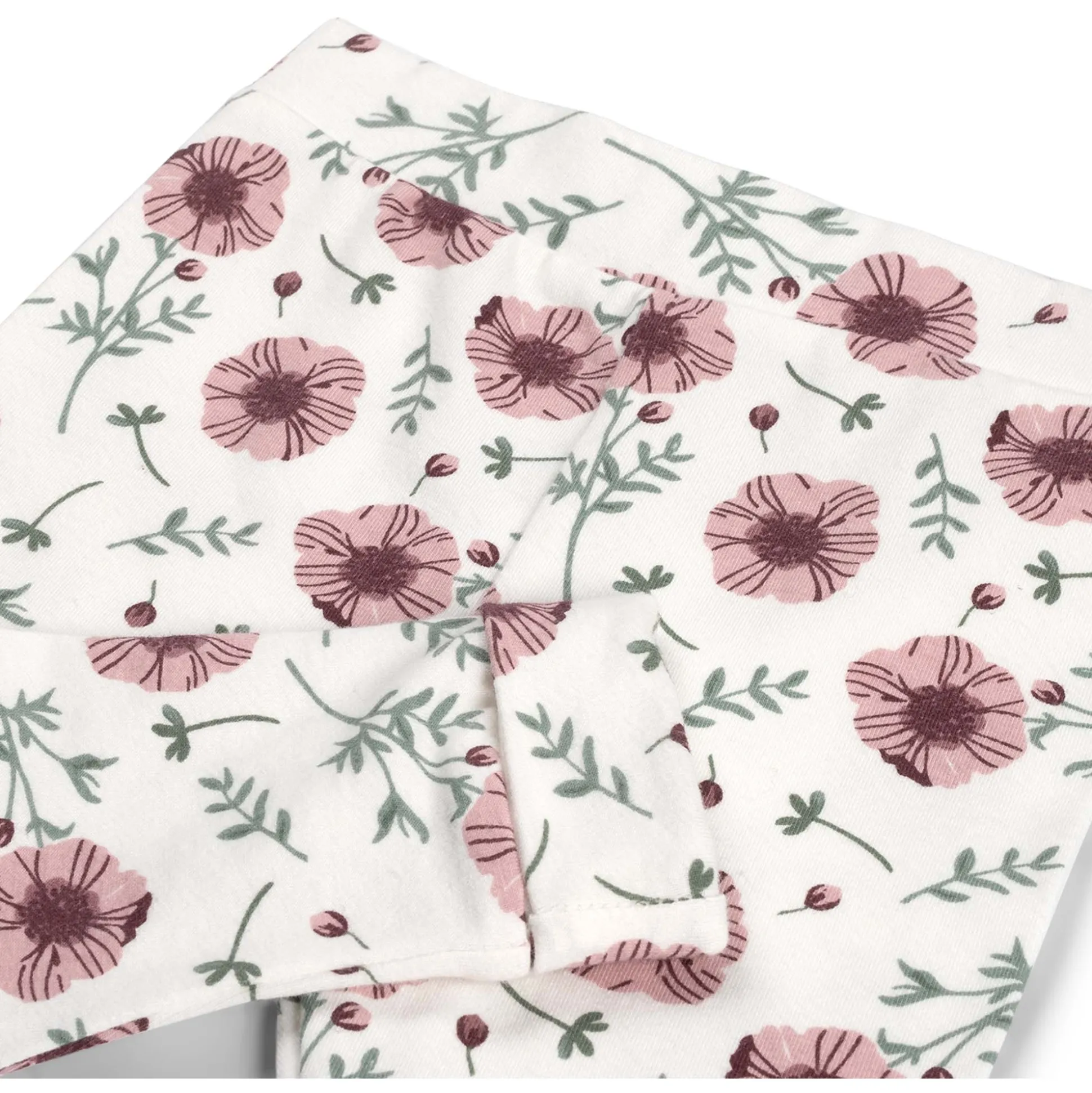 Prénatal newborn broek bloemen wit