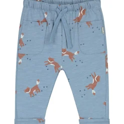 Prénatal newborn broek dierenprint blauw