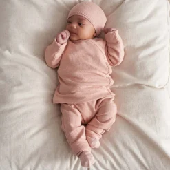 Prénatal newborn broek  effen roze