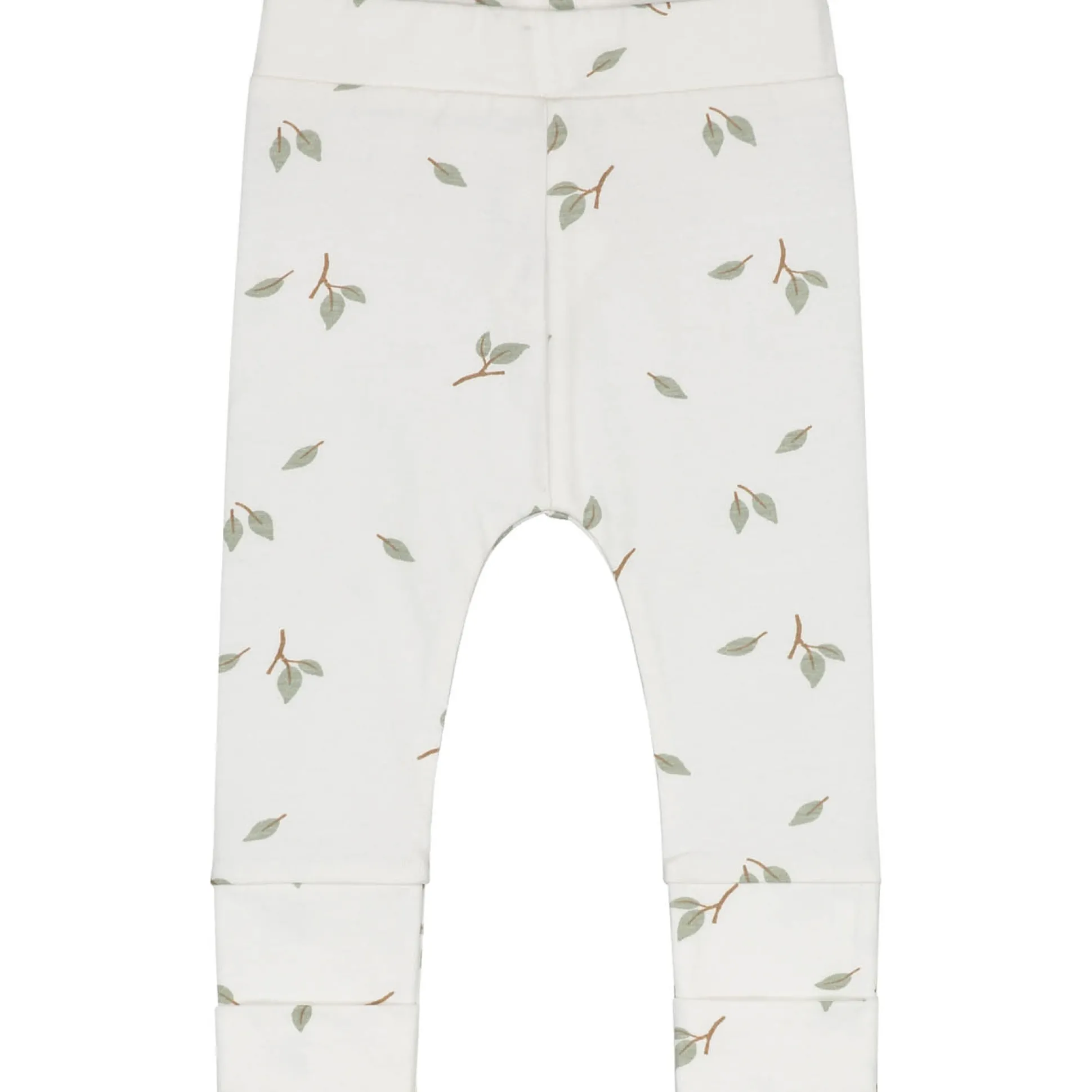 Prénatal newborn broek Pure all over print wit